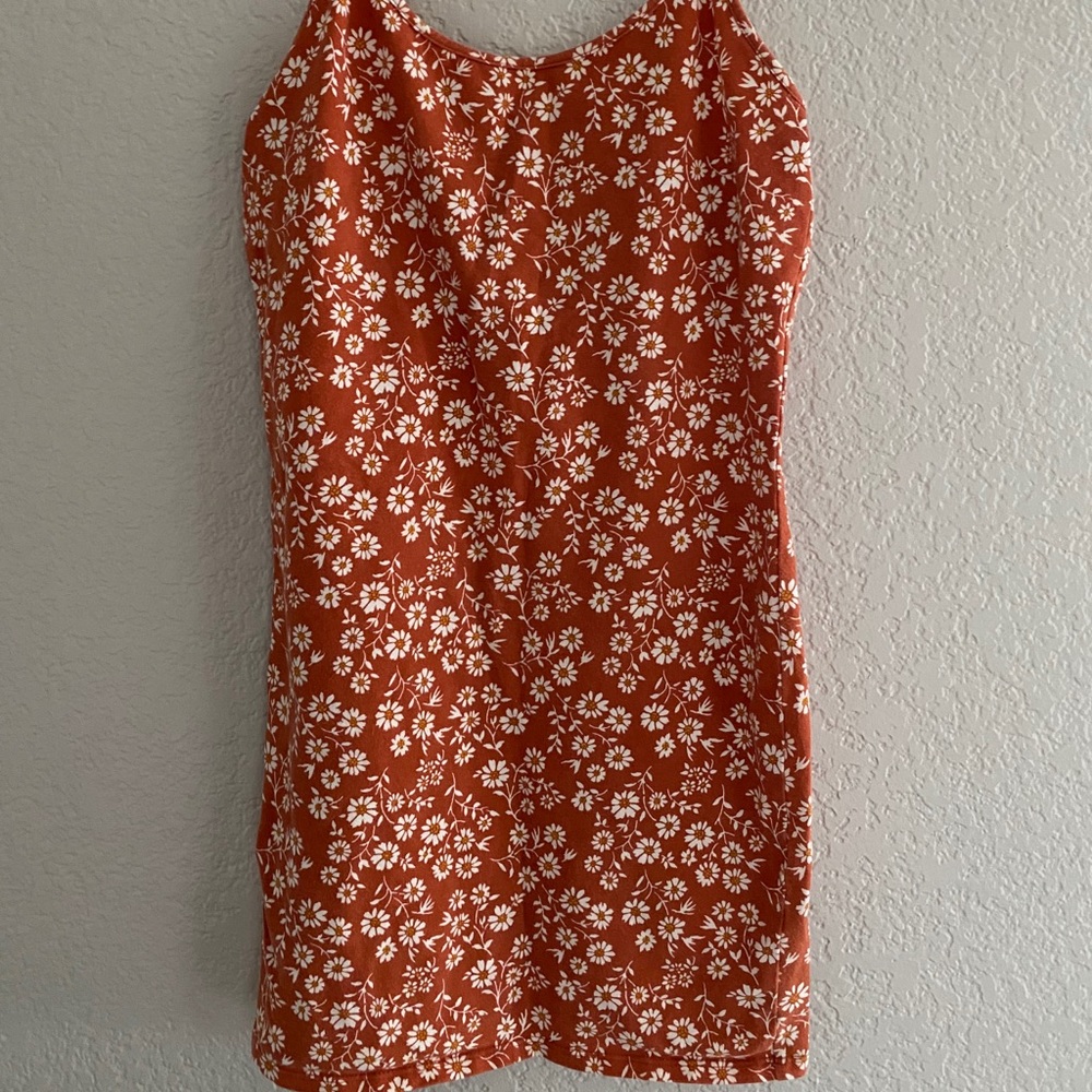 Mini dress floral print